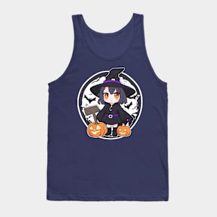 Halloween-Witches Chibi style Tank Top